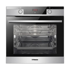 Духова шафа Hansa електрична, 65л, A, дисплей, конвекція, телескопічні направляючі, 3 скла, нержавіюча сталь