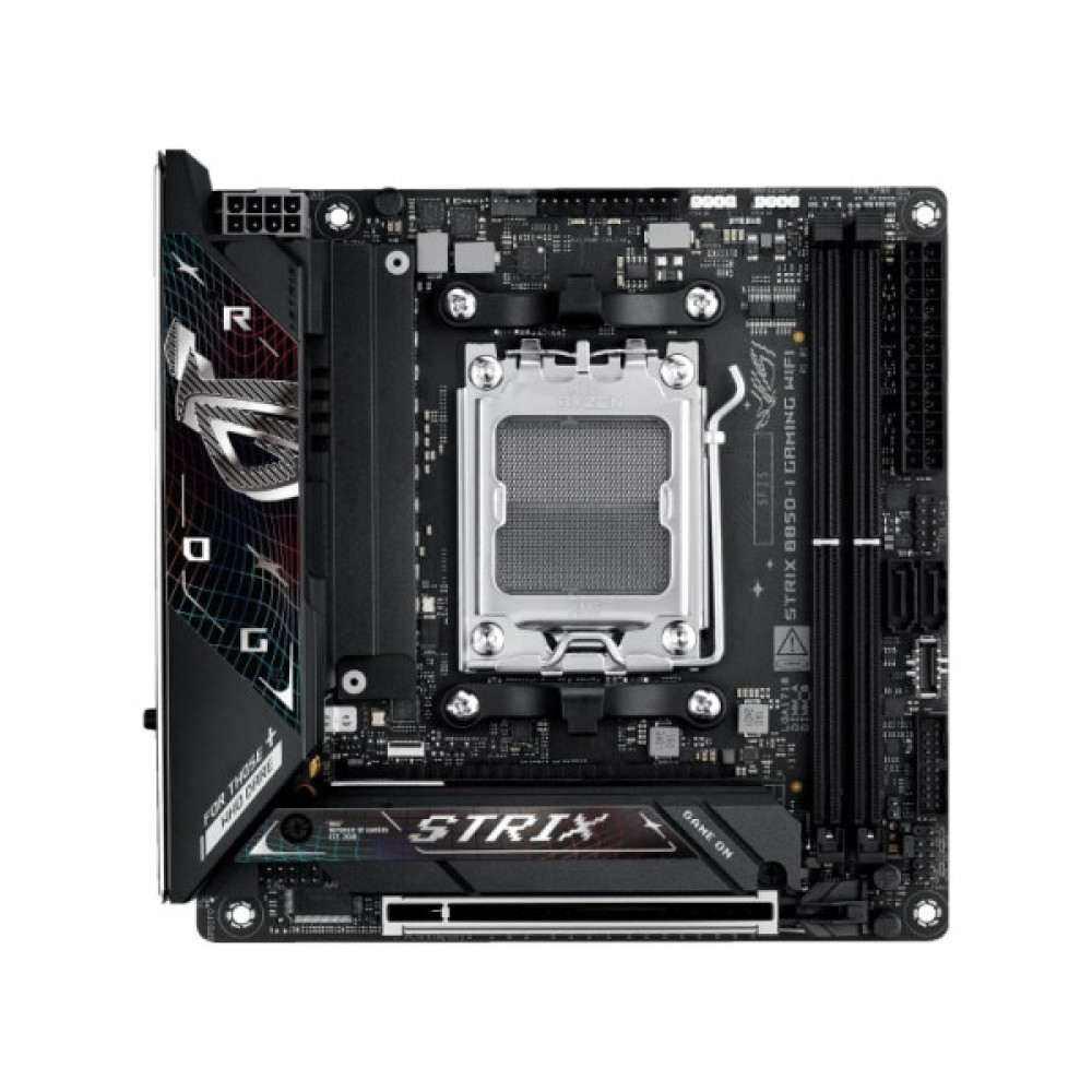 Материнcька плата ASUS ROG STRIX B850-I GAMING WIFI sAM5 B850 2xDDR5 M.2 HDMI USB Type-C Wi-Fi BT mITX