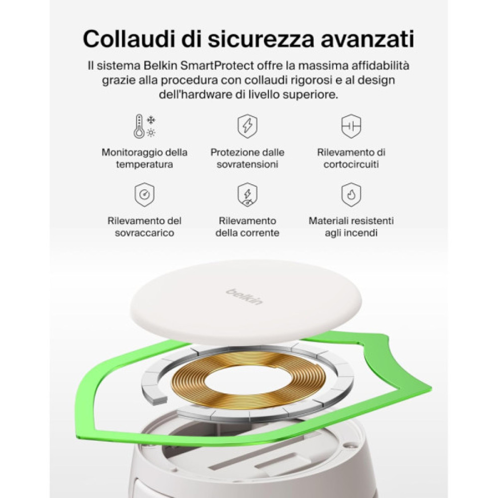 Зарядний пристрій Belkin UltraCharge Pro 2-in-1 Convertible Mag (WIZ043KQSD)