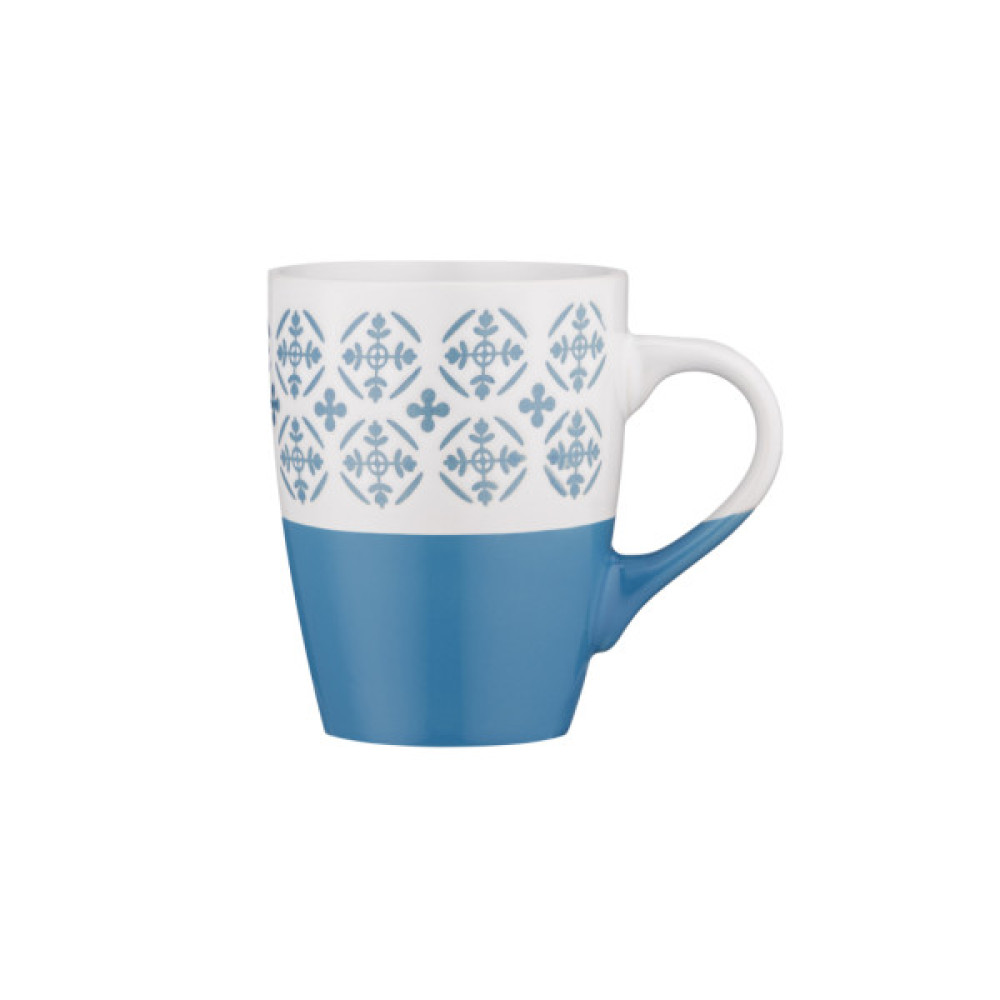 Чашка Ardesto Ornament, 320мл, кераміка, синьо-білий (AR3045BL) Чашка Ardesto Ornament, 320мл, кераміка, синьо-білий (AR3045BL)