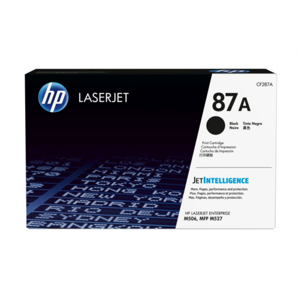 Картридж HP LJ  87A Black (CF287A) Картридж HP LJ  87A Black (CF287A)