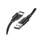 Дата кабель USB 2.0 AM to USB-C 0.25m 3A US287 black Ugreen (60114) Дата кабель USB 2.0 AM to USB-C 0.25m 3A US287 black Ugreen (60114)