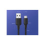 Дата кабель USB 2.0 AM to USB-C 0.25m 3A US287 black Ugreen (60114) Дата кабель USB 2.0 AM to USB-C 0.25m 3A US287 black Ugreen (60114)