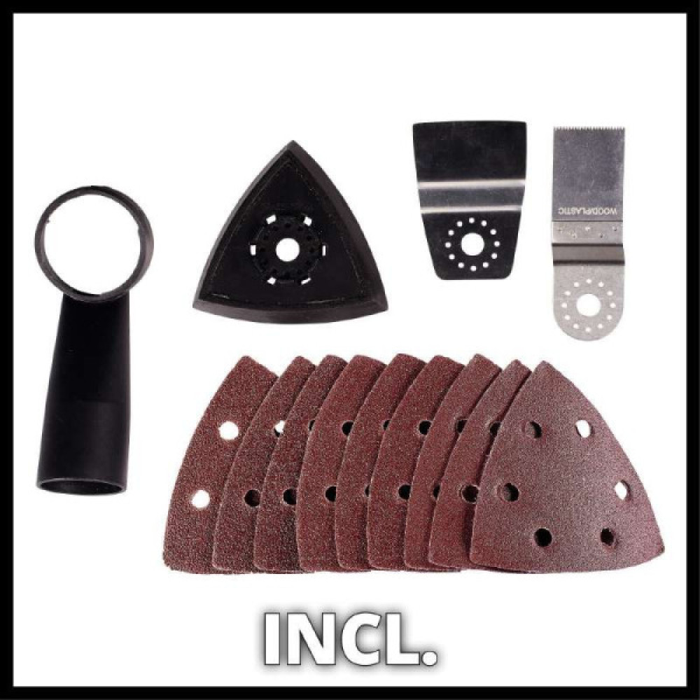 Багатофункціональний інструмент Einhell TC-MG 250 CE 250Вт 11000-20000об·хв набір насадок 1.02кг