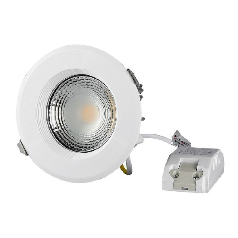 Світильник точковий V-TAC LED 10W, SKU-1272, 230V, 6.4K, 1200Lm (3800157611947)