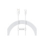 Дата кабель USB 2.0 AM to USB-C 1.0m Superior Fast Charging 100W moon white Baseus (P10320102214-01) Дата кабель USB 2.0 AM to USB-C 1.0m Superior Fast Charging 100W moon white Baseus (P10320102214-01)