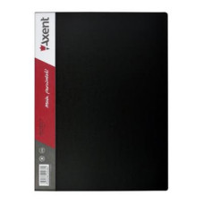 Папка з файлами Axent 40 sheet protectors, black (1040-01-А)