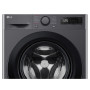 Прально-сушильна машина LG фронтальна, 9(5)кг, 1200, A, пара, 48см, дисплей, пара, інвертор, чорний