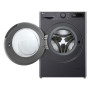 Прально-сушильна машина LG фронтальна, 9(5)кг, 1200, A, пара, 48см, дисплей, пара, інвертор, чорний