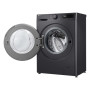 Прально-сушильна машина LG фронтальна, 9(5)кг, 1200, A, пара, 48см, дисплей, пара, інвертор, чорний