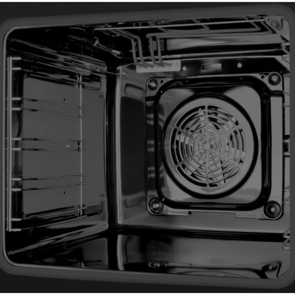 Плита Hansa комбінована, 65л, 50x60см, дисплей, конвекція, чавун, чорний