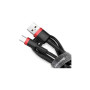 Дата кабель USB 2.0 AM to USB-C 3.0m 3A red-black Baseus (CATKLF-U91)