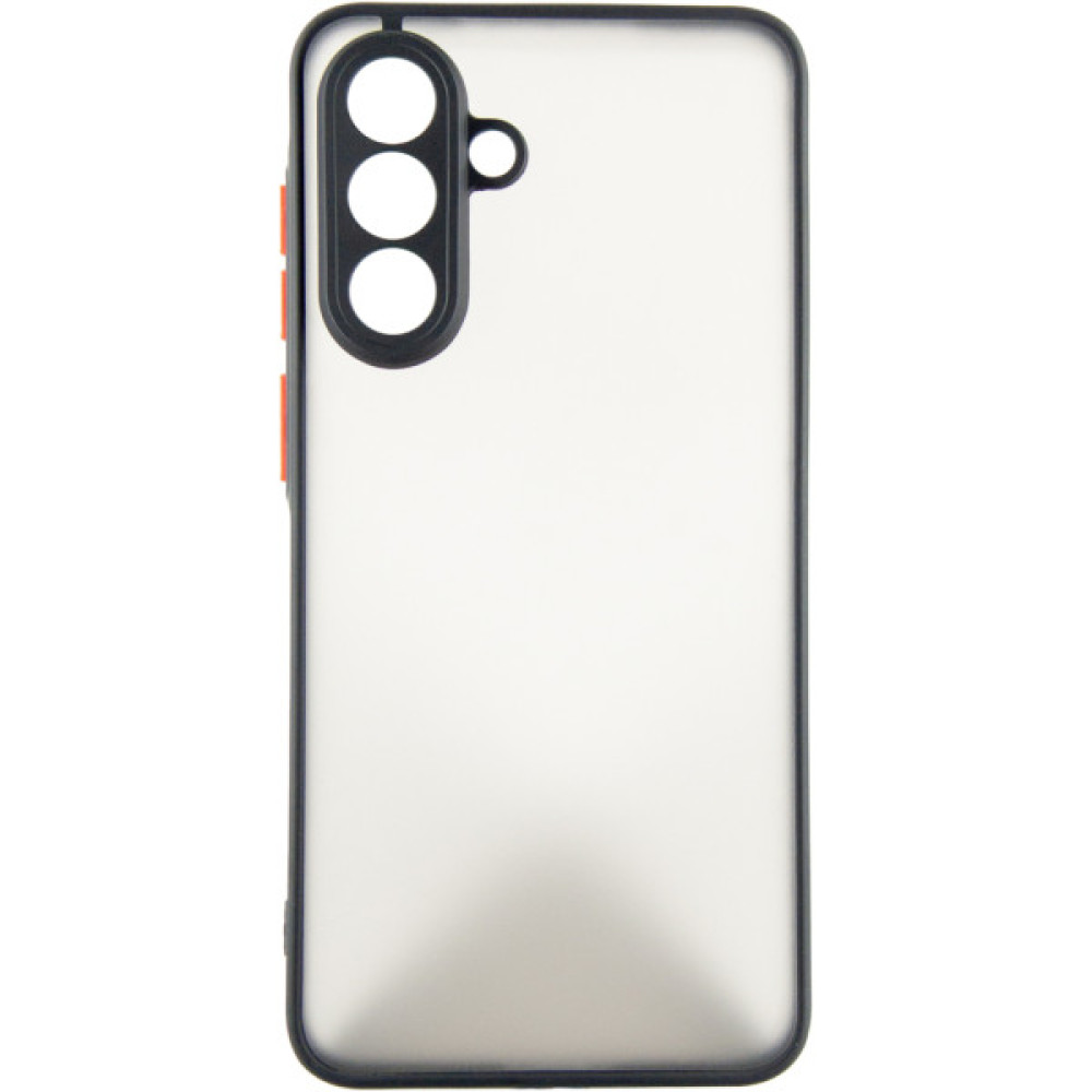Чохол до мобільного телефона Dengos Samsung Galaxy A36 Matte + glass (Black) (DG-KM-145)