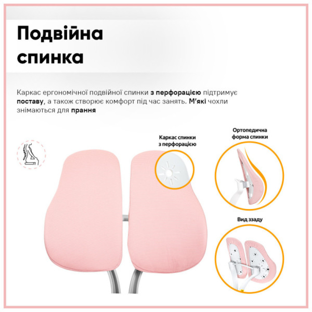 Парта з кріслом ErgoKids TH-330 W/PN + Y-208 KP