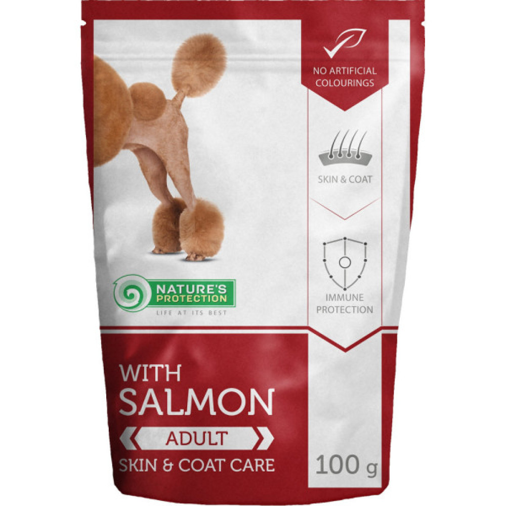 Вологий корм для собак Nature's Protection Skin&Coat Care 100 г (KIK45282)