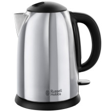 Електрочайник Russell Hobbs Victory, 1.7л, метал, сріблясто-чорний