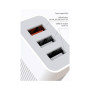 Зарядний пристрій XO QC 3.0 L72 30W (18W/1USB + 2.4A/2 USB) + cable Lightning White (XO-L72i-WH) Зарядний пристрій XO QC 3.0 L72 30W (18W/1USB + 2.4A/2 USB) + cable Lightning White (XO-L72i-WH)