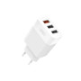 Зарядний пристрій XO QC 3.0 L72 30W (18W/1USB + 2.4A/2 USB) + cable Lightning White (XO-L72i-WH) Зарядний пристрій XO QC 3.0 L72 30W (18W/1USB + 2.4A/2 USB) + cable Lightning White (XO-L72i-WH)