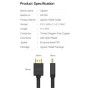 Кабель мультимедійний HDMI M to HDMI M 1.5m HD104 black Ugreen (60820) Кабель мультимедійний HDMI M to HDMI M 1.5m HD104 black Ugreen (60820)