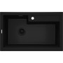 Мийка кухонна Deante Eridan, граніт, прямокутна, без крила, 800х500х214мм, чаша - 1, врізна, чорна