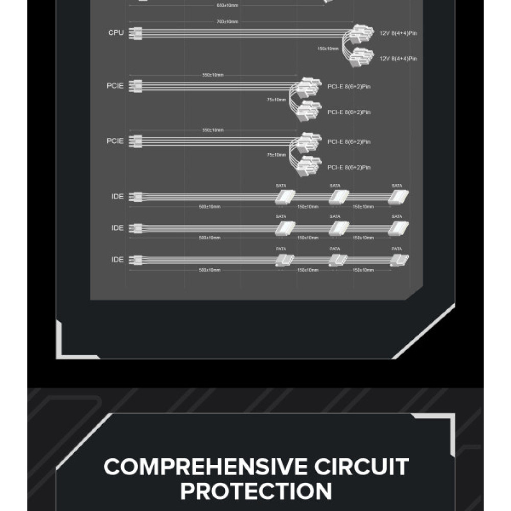 GAMEMAX GX-750 PRO WH(ATX3.1PCIe5.1)