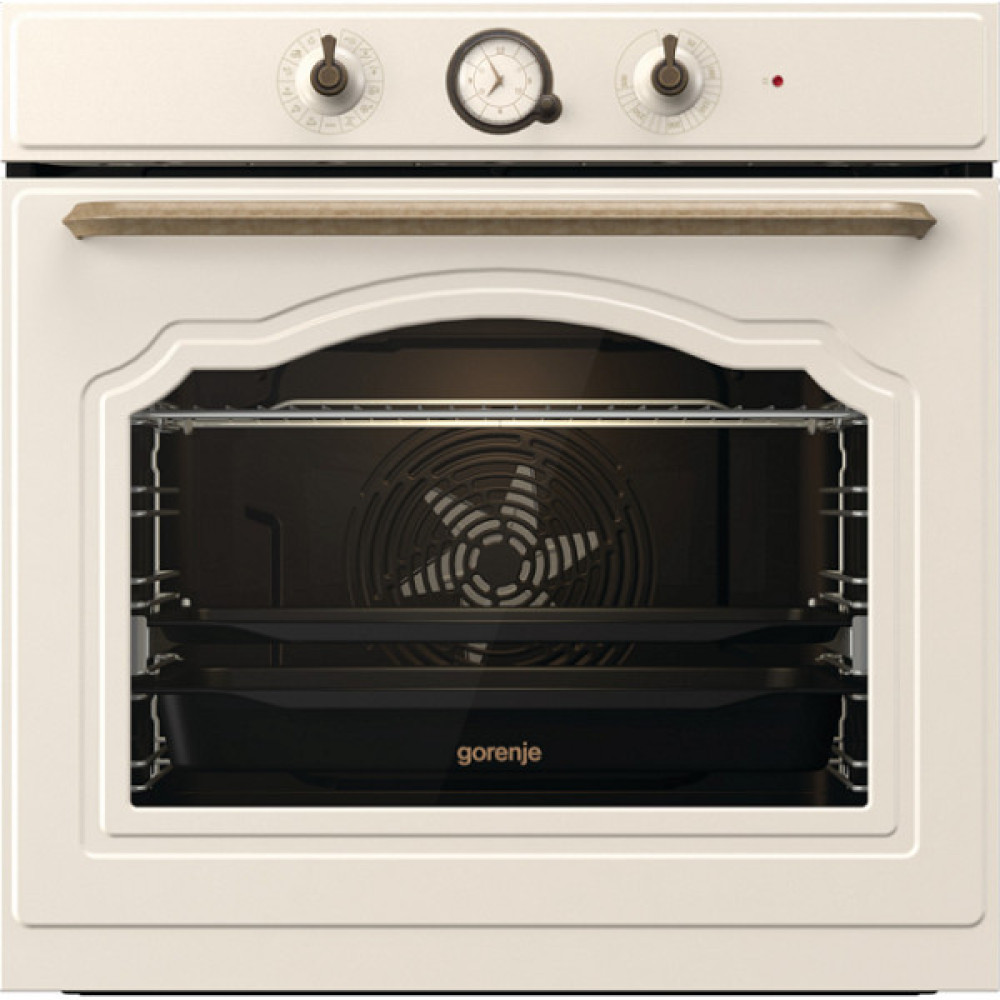 Духова шафа Gorenje електрична, 77л, A+, шампань