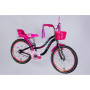 Велосипед Formula 20" Kid FLOWER PREMIUM BH рама-10" ST 2026 чорний з рожевим (OPS-FRK-20-242)