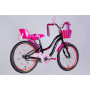 Велосипед Formula 20" Kid FLOWER PREMIUM BH рама-10" ST 2026 чорний з рожевим (OPS-FRK-20-242)