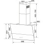 Витяжка кухонна GRANADO Vivares 613-1100 white glass (GCH316355) Витяжка кухонна GRANADO Vivares 613-1100 white glass (GCH316355)