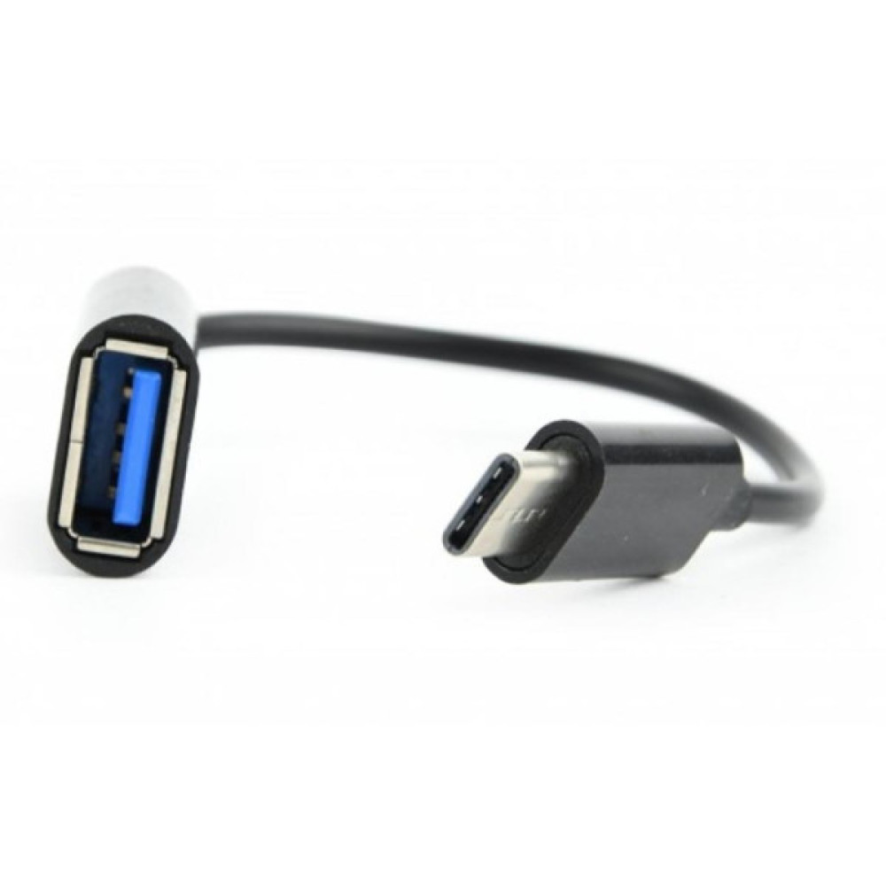 Дата кабель OTG USB 2.0 AF to USB-C 0.2m Cablexpert (AB-OTG-CMAF2-01)