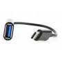 Дата кабель OTG USB 2.0 AF to USB-C 0.2m Cablexpert (AB-OTG-CMAF2-01)