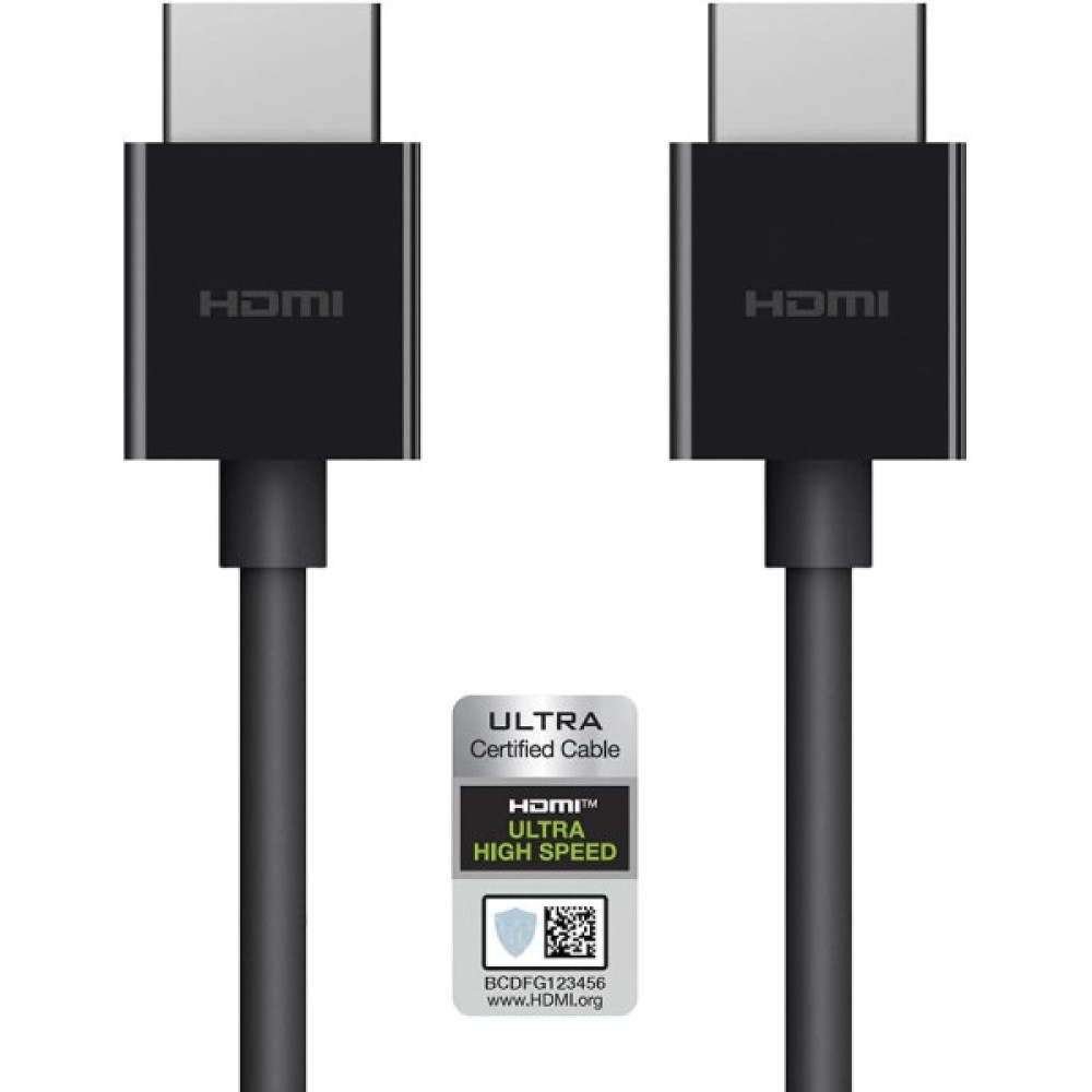 Кабель HDMI (M/M) Belkin 2м, 2.1, High Speed Ethernet, чорний