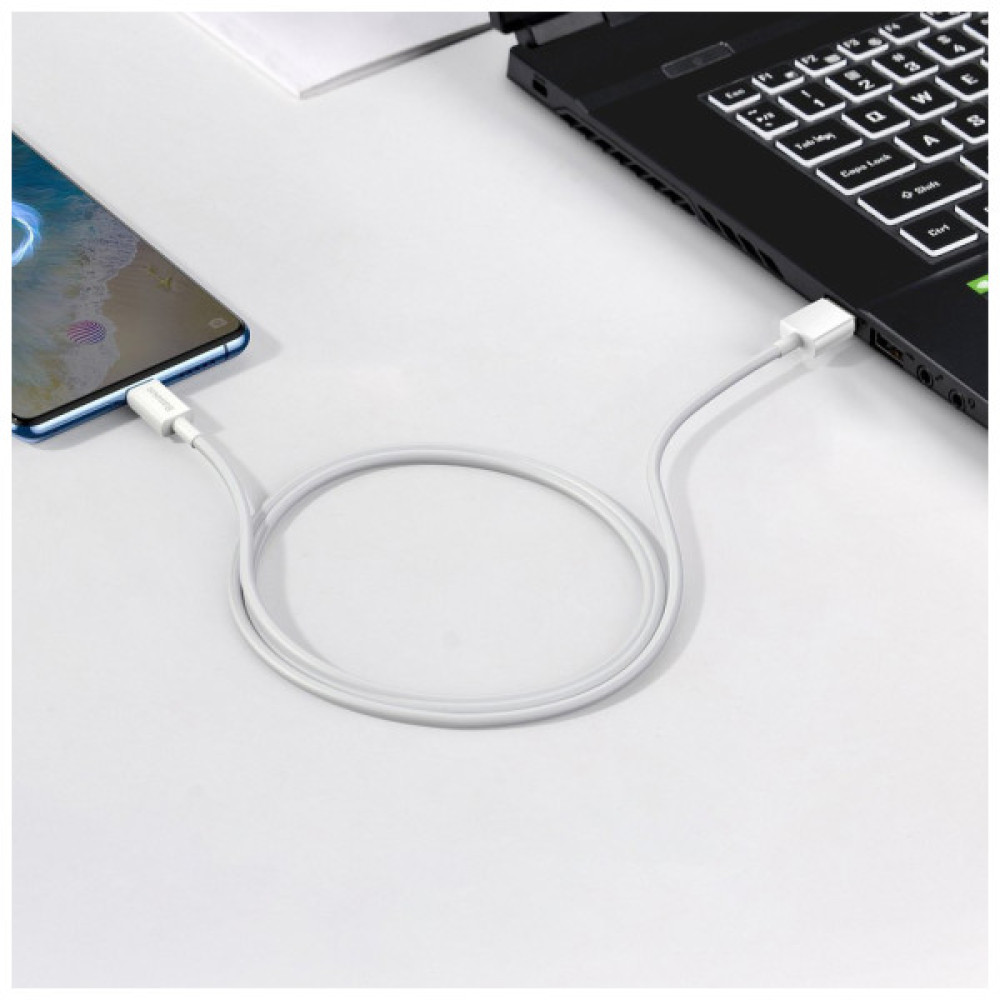 Дата кабель USB 2.0 AM to Micro 5P 2.0m Superior Fast Charging 2A white Baseus (CAMYS-A02)