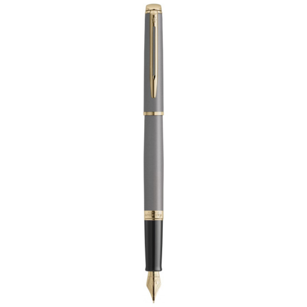 Ручка пір'яна Waterman HEMISPHERE Metallic Stone Grey GT  FP F (12 091)