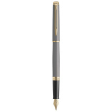 Ручка пір'яна Waterman HEMISPHERE Metallic Stone Grey GT  FP F (12 091)