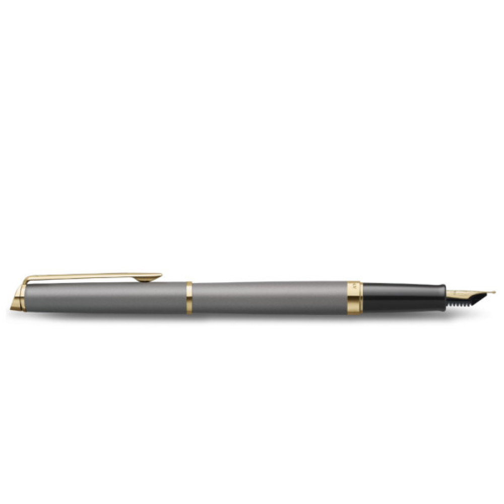 Ручка пір'яна Waterman HEMISPHERE Metallic Stone Grey GT  FP F (12 091)