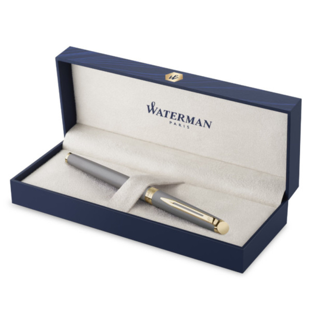 Ручка пір'яна Waterman HEMISPHERE Metallic Stone Grey GT  FP F (12 091)