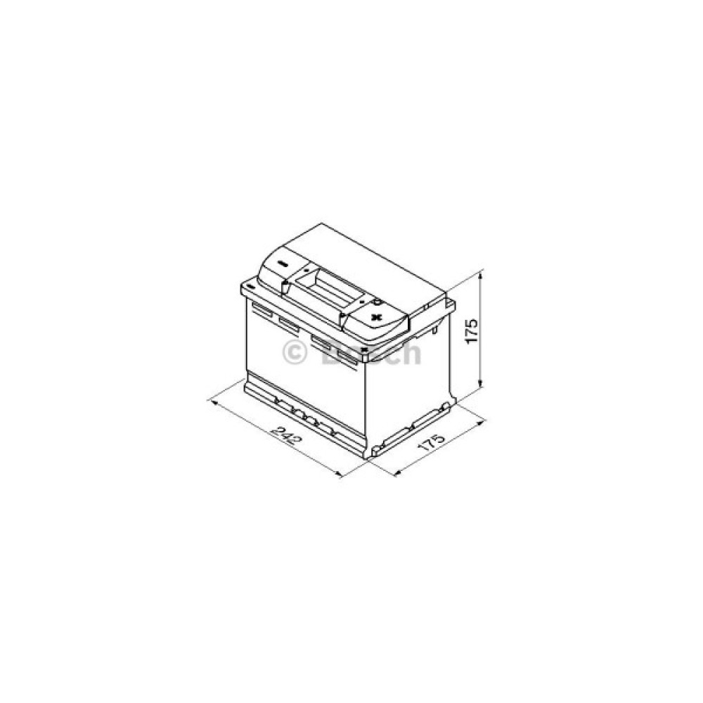 Акумулятор автомобільний Bosch 61А (0 092 S50 040)