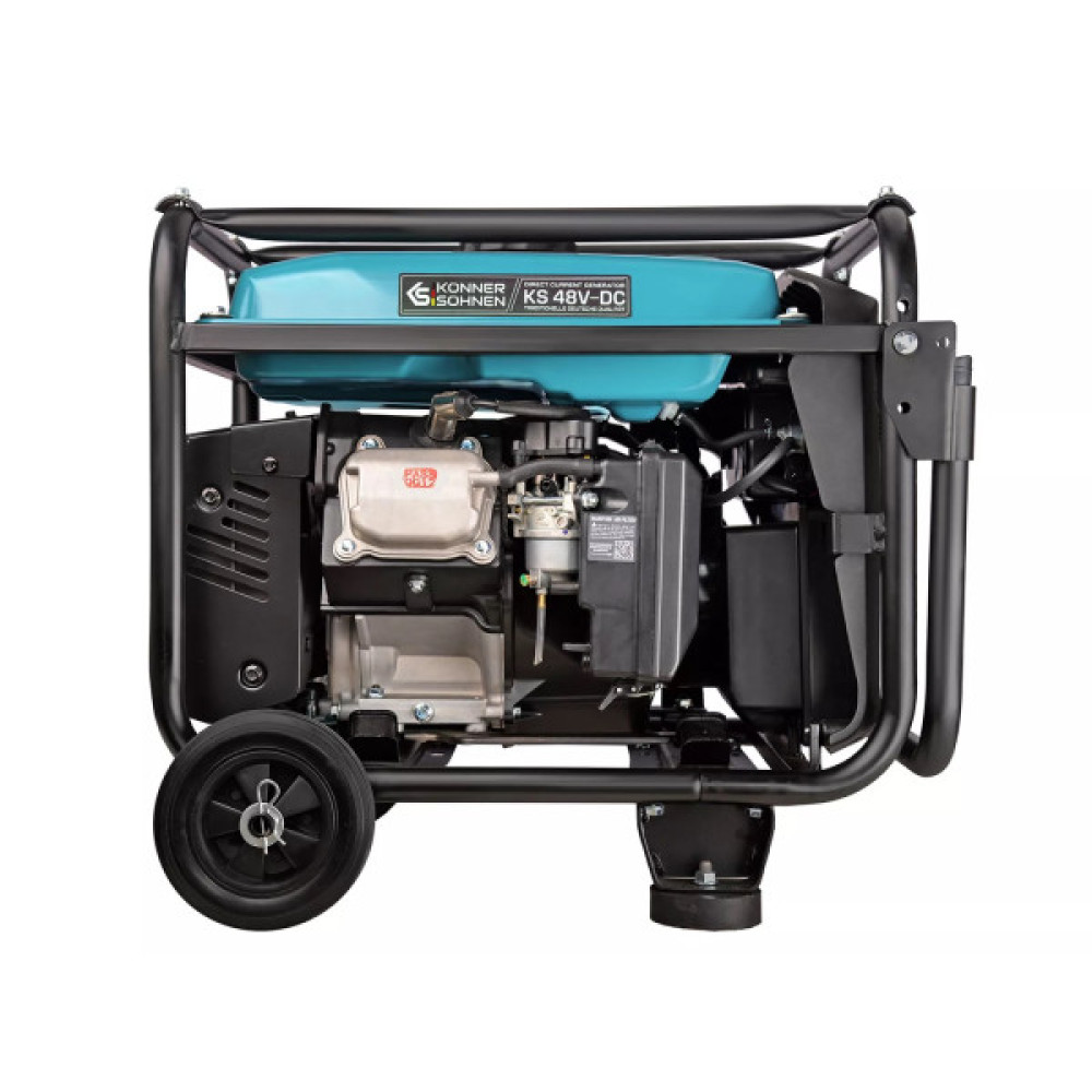 Генератор постійного струму бензиновий Konner&Sohnen KS 48V-DC, 3.3кВт, 48-54B, 70А, електростартер, 36.5кг