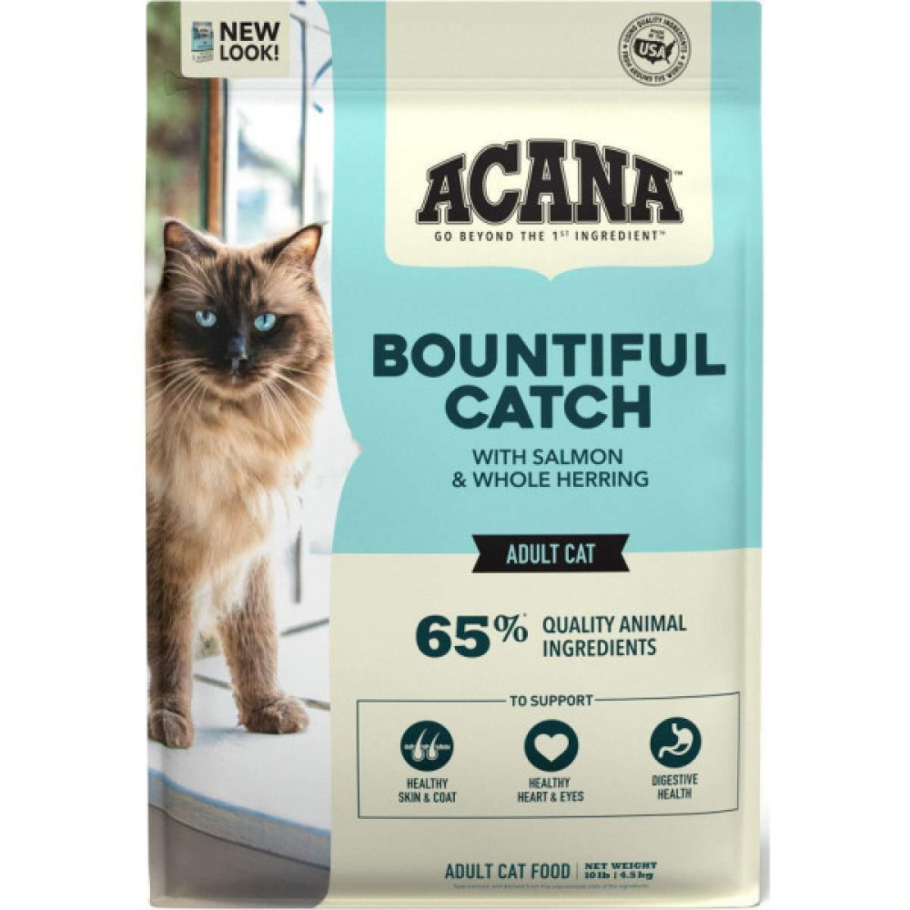 Сухий корм для кішок ACANA Bountiful Catch 4.5 кг (0064992714444)