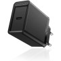Зарядний пристрій Vention 1xUSB 20W (USB-С) PD black (FADB0-EU) Зарядний пристрій Vention 1xUSB 20W (USB-С) PD black (FADB0-EU)