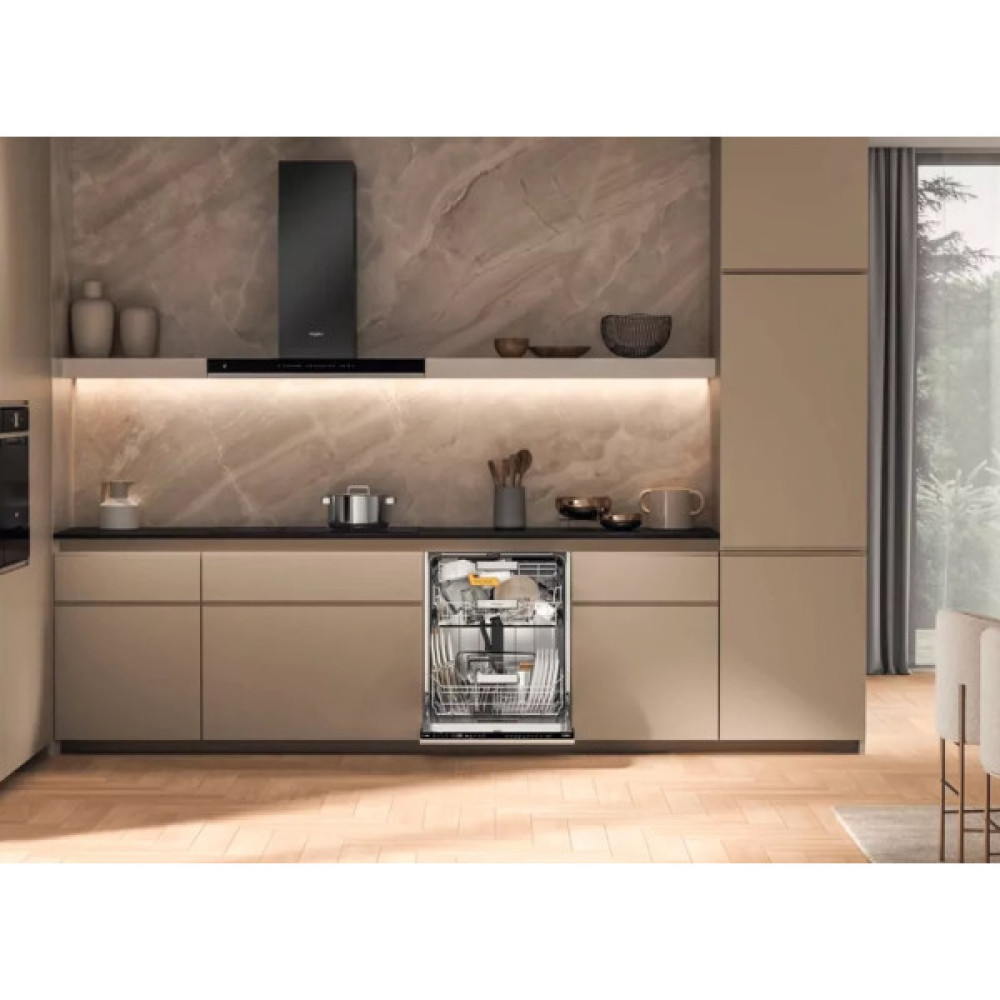 Посудомийна машина Whirlpool вбудована, 14компл., A+++, 60см, дисплей, 3й кошик, білий