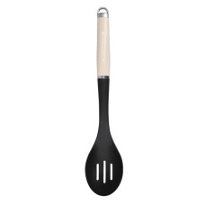 Ложка кухарська KitchenAid Coreline для сервіровки з прорізами, 35,3 см, кремова (KAG004OHACE)