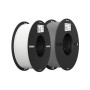 Пластик для 3D-принтера Creality Ender PLA 1.75мм, 2x1кг, white+grey (3301010365)