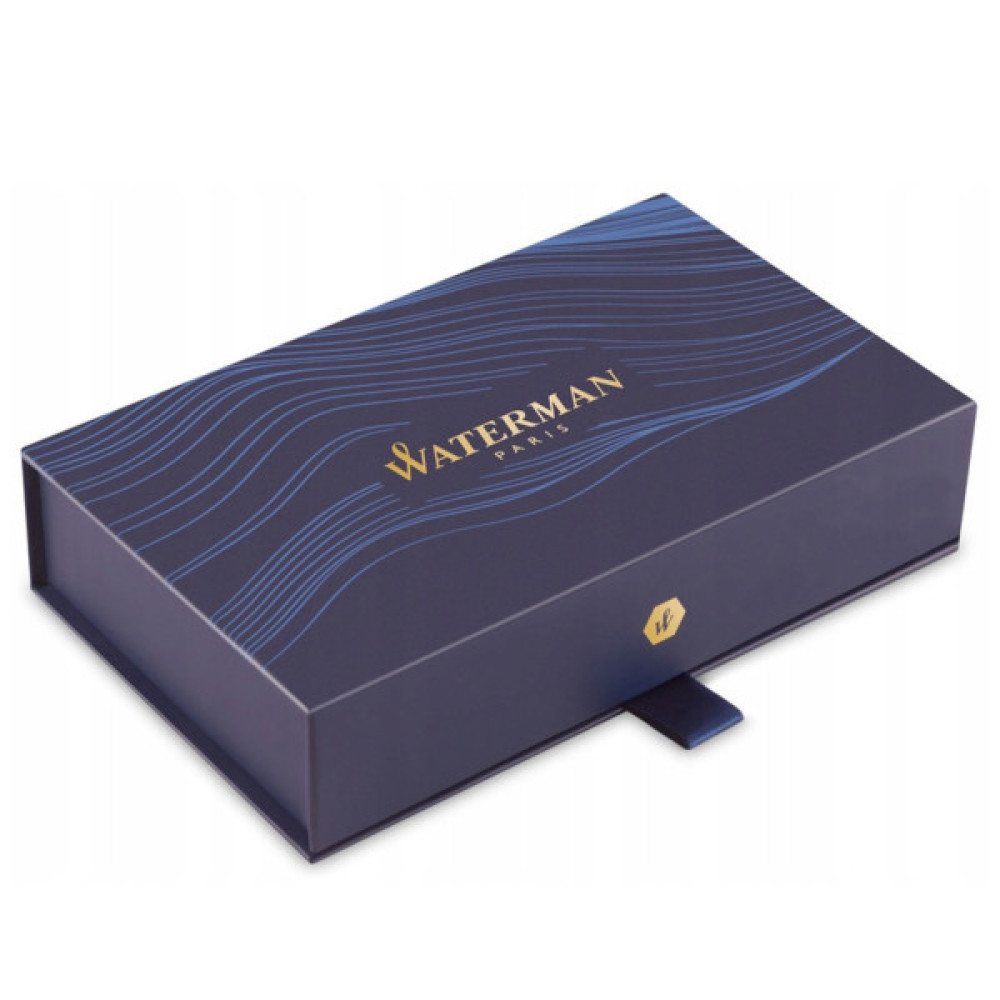 Ручка кулькова Waterman EXPERT Black GT  BP + чохол + подар.упаковка GIFT24 (20 021b24)