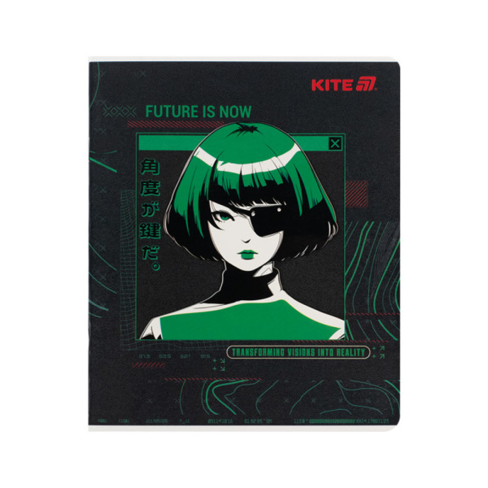 Зошит Kite Anime, 24 аркуші, клітинка (K25-238-1)