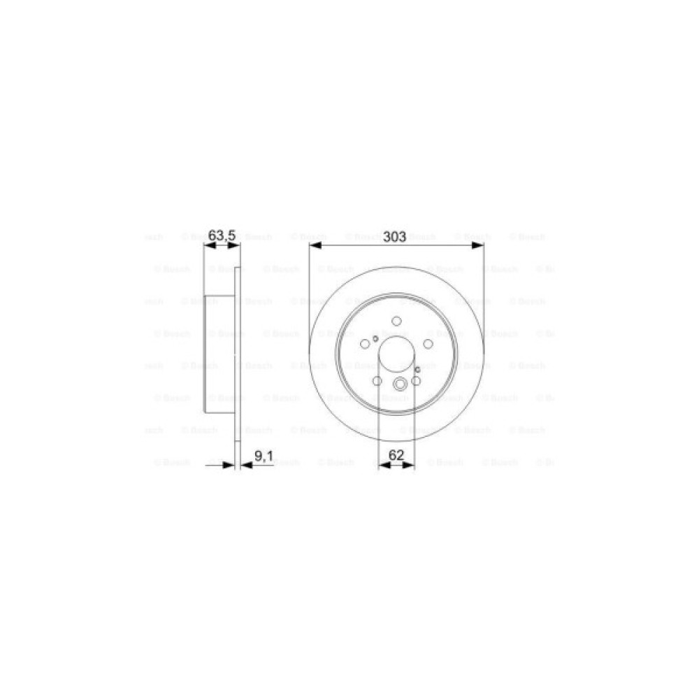 Гальмівний диск Bosch 0 986 479 338