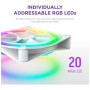 Кулер до корпусу NZXT F140RGB Duo (RF-D14DF-W1) Кулер до корпусу NZXT F140RGB Duo (RF-D14DF-W1)