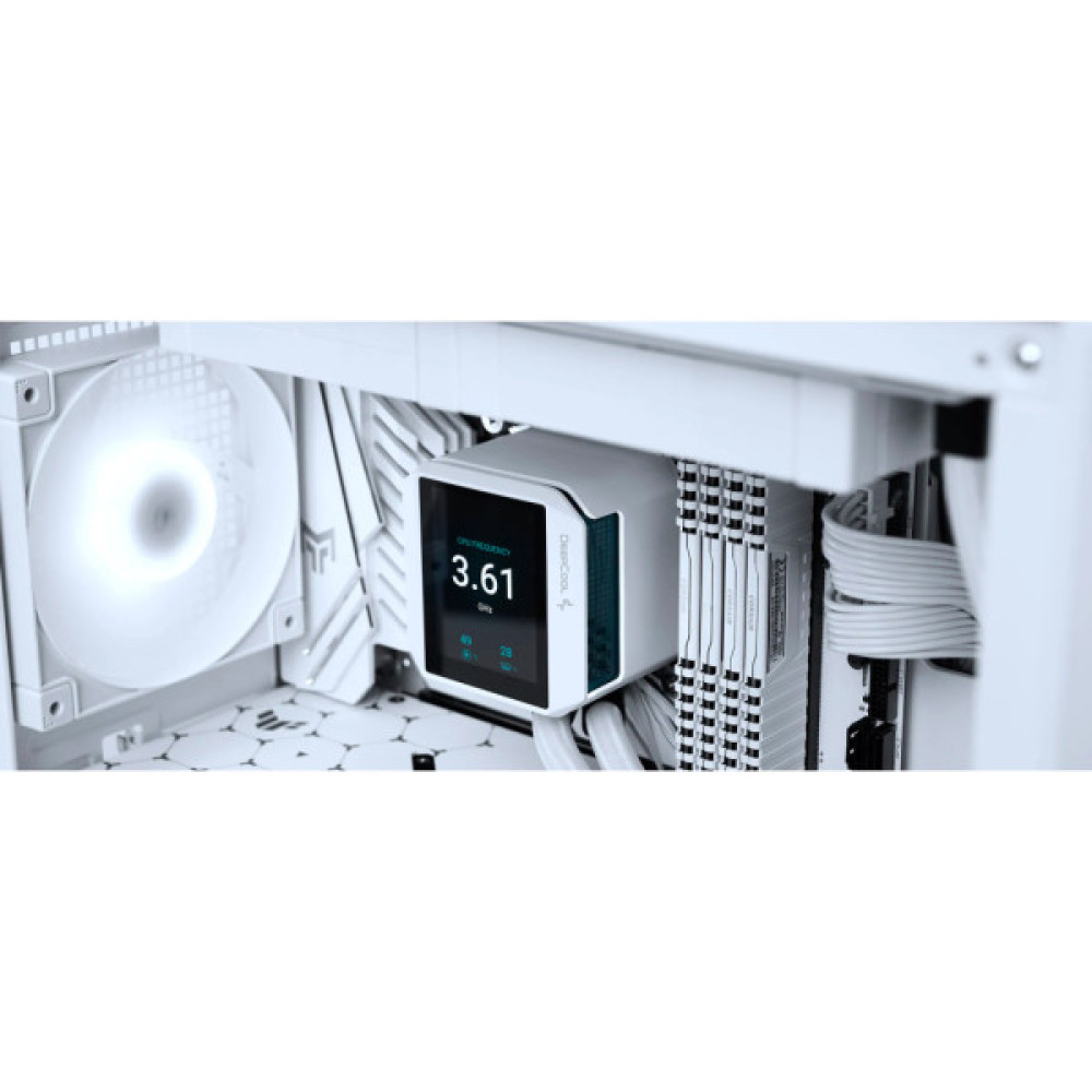 Система рідинного охолодження Deepcool Mystique 240 White (R-LX240-WHDSNMP-G-1)