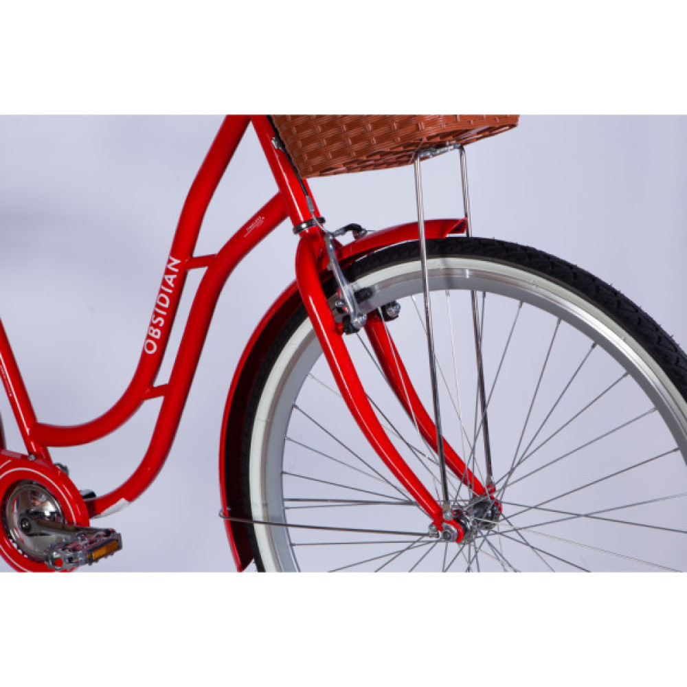 Велосипед Dorozhnik 28" OBSIDIAN BH рама-19" ST 2025 помаранчево-червоний (OPS-D-28-463)